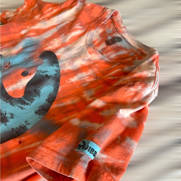 dyed handmade rave streetwear shirt orange sherbet tie dye tees x timmy woz - Picture 12 of 16